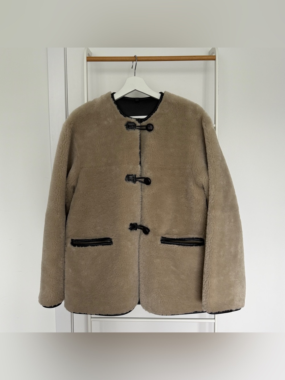 MANGO Fur-Effect Coat With Appliqués | Small